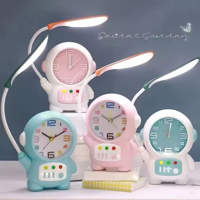 Astronaut Desk Lamp With Alarm Clock